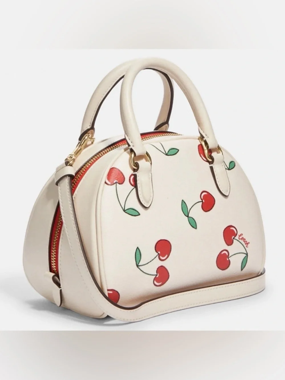 Coach 🍒 Cherry & Purse New With Tags - Picture 3 of 10